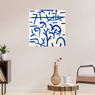 Poster Klee - Bateaux dans les inondations