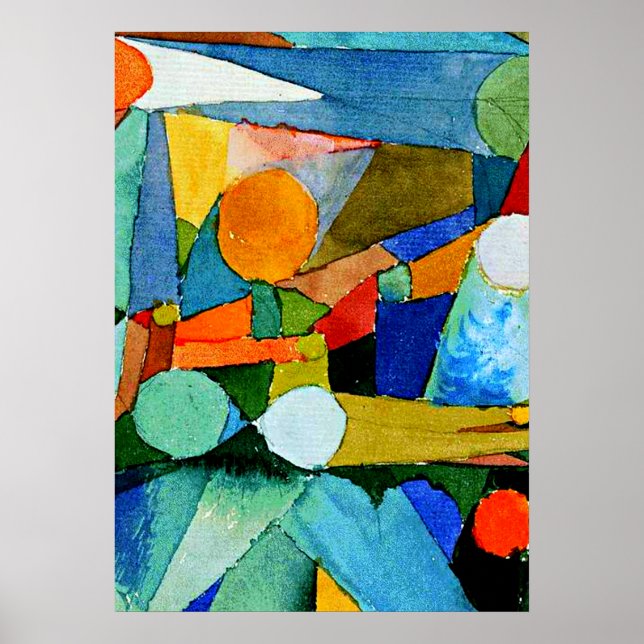 Poster Klee - Couleurs (Devant)
