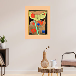 Poster Klee - Figure du théâtre oriental