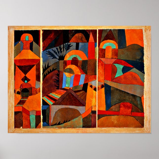 Poster Klee - Jardins du Temple (Devant)
