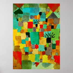 Poster Klee - Jardins Tunisiens du Sud-1919