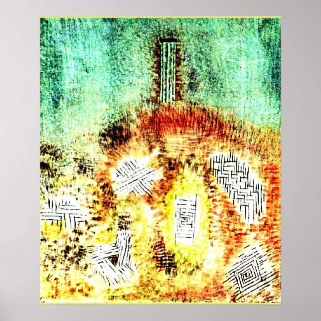Poster Klee - La colonne (Devant)