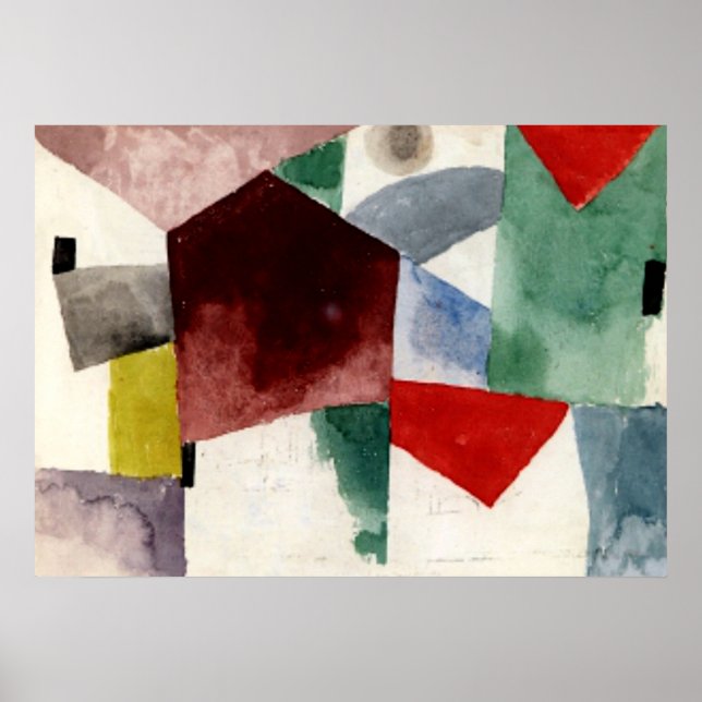 Poster Klee - La vigilance dans une ville spacieuse (Devant)