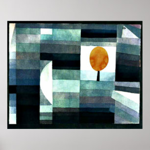 Poster Klee - Le messager de l'automne