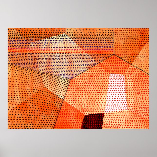 Poster Klee - Modèle 106, Polyphonie en couleur (Devant)