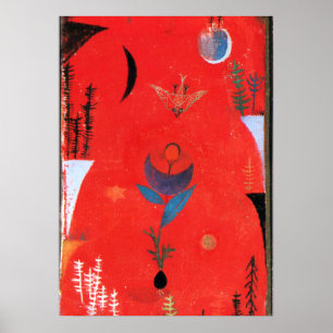 Poster Klee - Mythe des fleurs