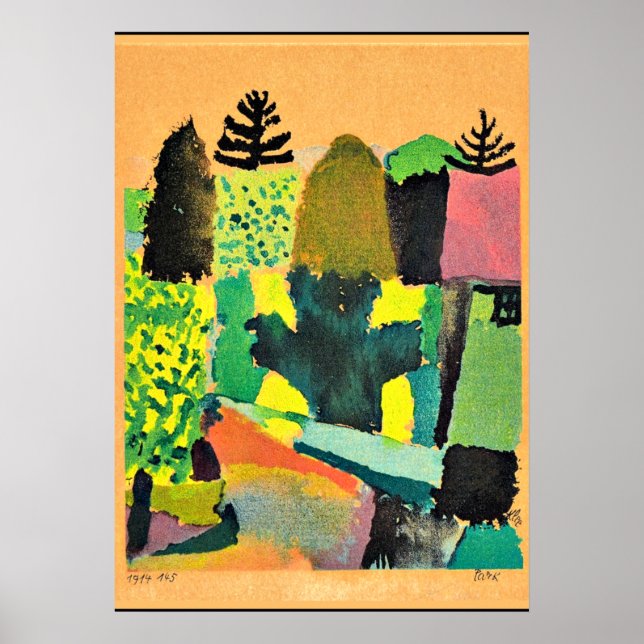 Poster Klee - Parc (Devant)