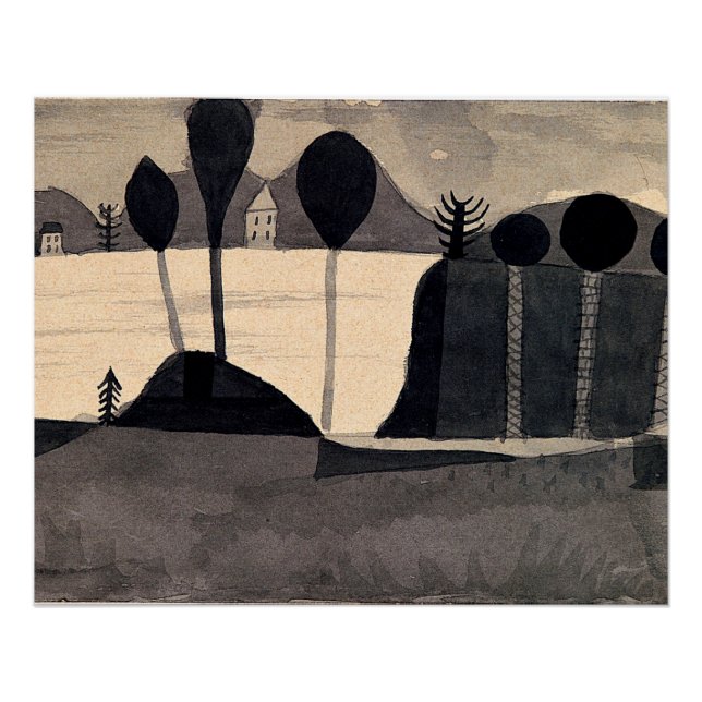 Poster Klee - Parc au bord du lac (Devant)