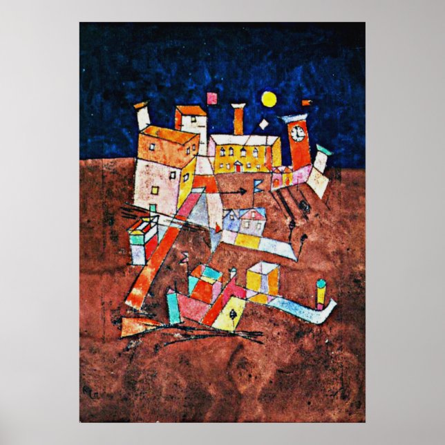 Poster Klee - Partie de G (Devant)