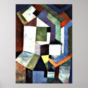 Poster Klee - Paysage nordique pieux