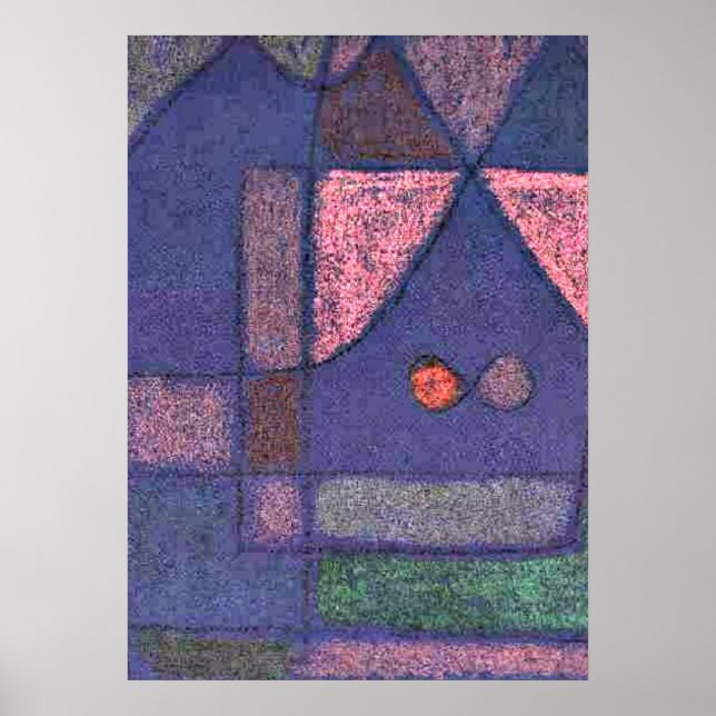 Poster Klee - Petite chambre à Venise (Devant)