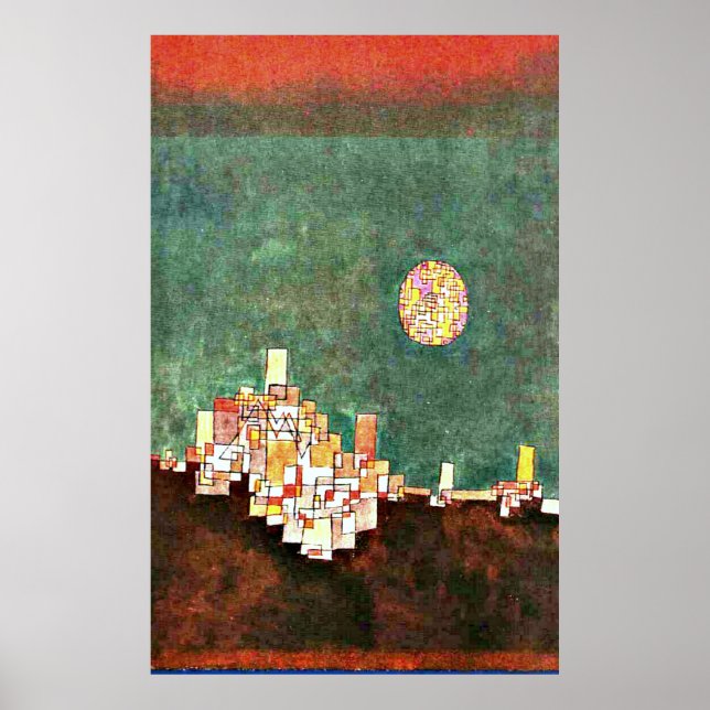 Poster Klee - Site choisi (Devant)