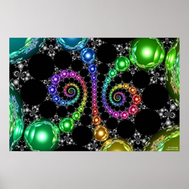 Poster Kleinian Double 1/15 Cusp Group (Devant)