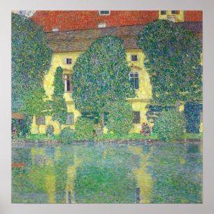 Poster Klimt - Chambre à Attersee