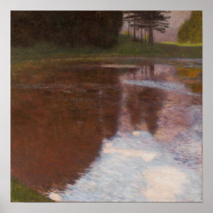 Poster Klimt - Étang Tranquille