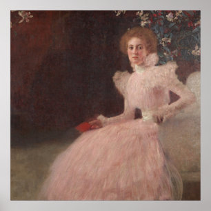 Poster Klimt Flower Meadow Paysage floral Imprimer