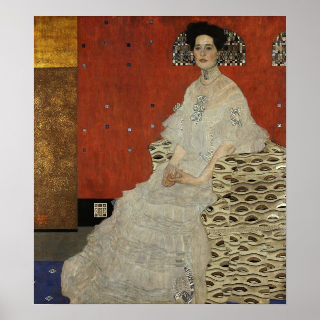 Poster Klimt - Fritza Riedler (Devant)