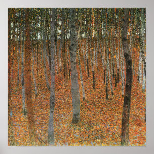 Poster Klimt - hêtraie 1902