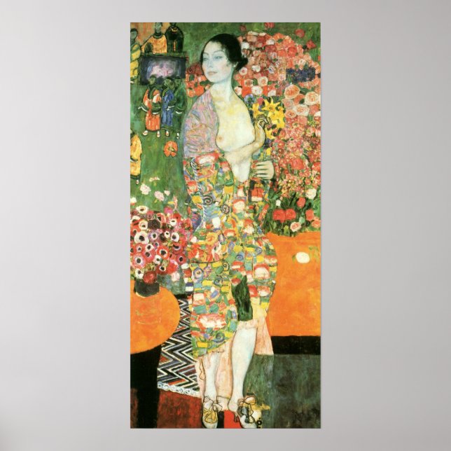 Poster Klimt - La danseuse 1916 (Devant)