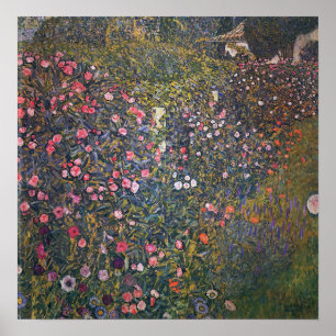 Poster Klimt - Paysage horticole italien 1913