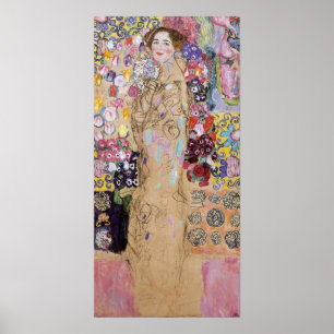 Poster Klimt - Portrait De Maria Munk (Inachevé) 1918
