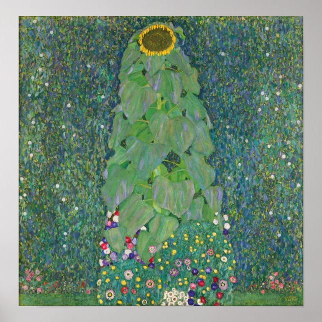 Poster Klimt - Tournesol (Devant)