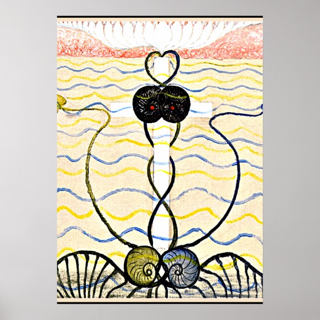 Poster Klint - Evolution, no 06, Groupe VI (Devant)