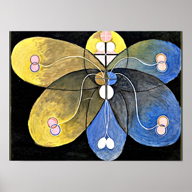 Poster Klint - Evolution, no 09, Groupe VI, 1906-1907 (Devant)