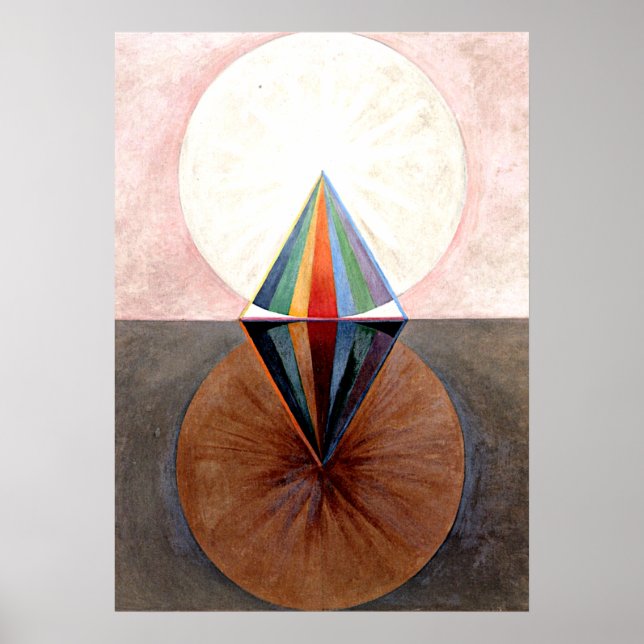 Poster Klint - The Swan, no 12, oeuvre d'art abstraite (Devant)