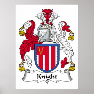 Poster Knight Family Crest