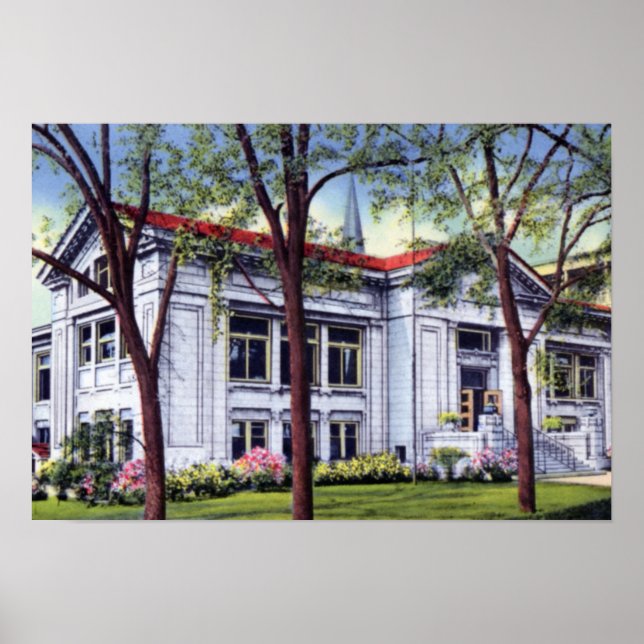 Poster Knoxville Tennessee McGhee Library (Devant)