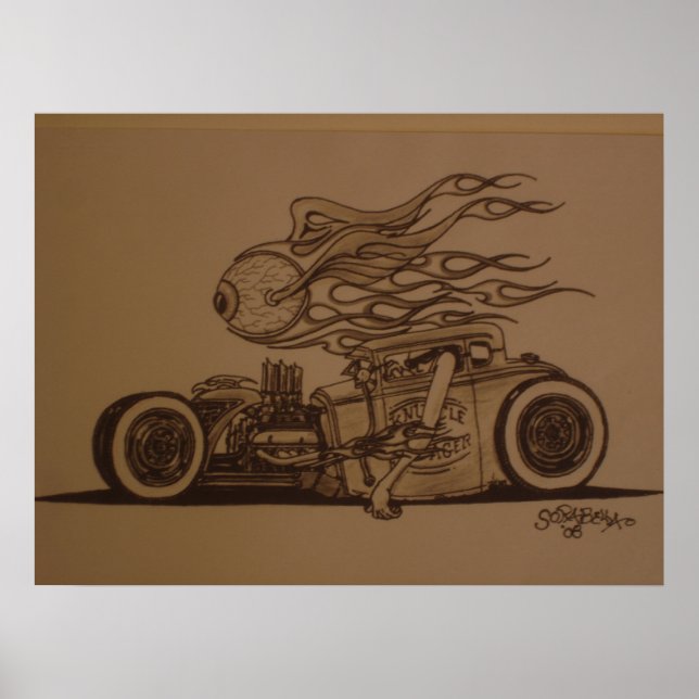 Poster Knuckkine draggin' (Devant)