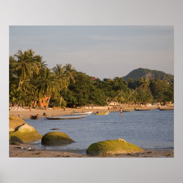 Poster Ko Phangan, Thaïlande. Hors de l'île trépidante (Devant)