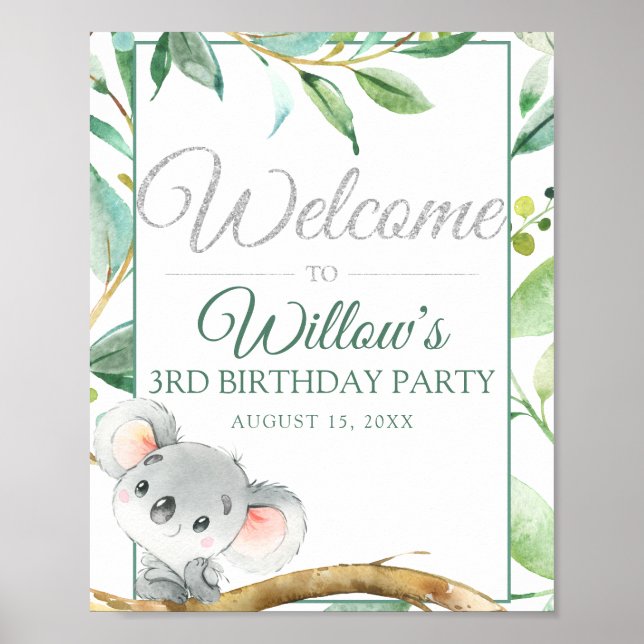 Poster Koala Custom Birmingham (Devant)