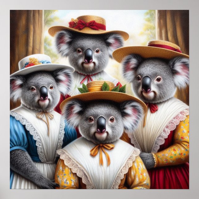 Poster Koala Little Femmes (Devant)