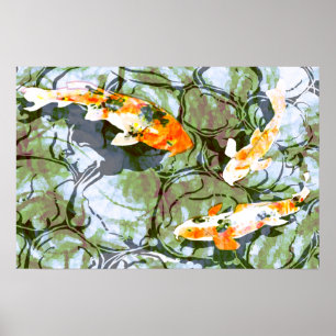Poster Koi Fish Imprimer