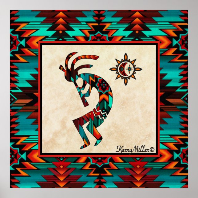 Poster Kokopelli Sud-Ouest (Devant)