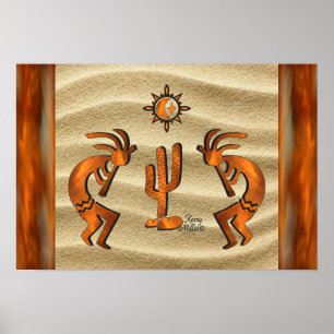 Poster Kokopelli Sud-Ouest