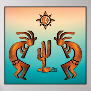 Poster Kokopelli Sud-Ouest