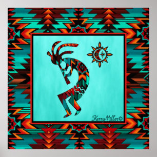 Poster Kokopelli Sud-Ouest