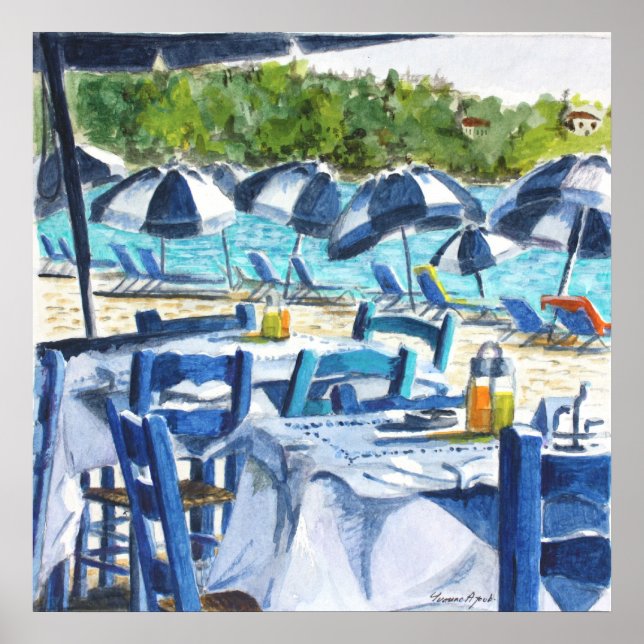 Poster Kolios Blue (Devant)