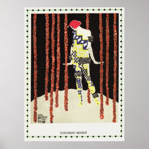 Poster Kolo Moser - Mlle Olga George de danseur