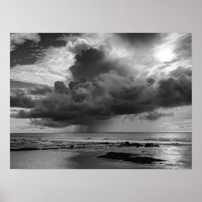 Poster Kona Coast Squall - Big Island Hawaii (Devant)