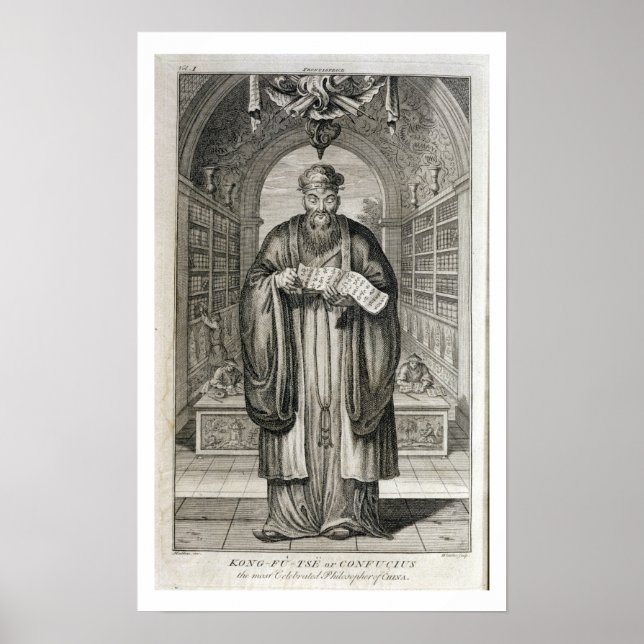 Poster Kong-Fu-Tse, ou Confucius, the Most Celebrated Phi (Devant)