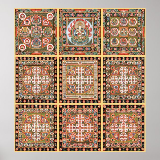 Poster Kongokai Mandala (Devant)