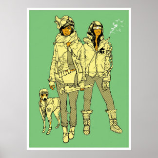 Poster Konni, dentelle & Leroy Brown