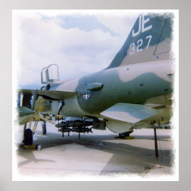 Poster Korat AFB Thaïlande 1968 F-105 A2 (Devant)