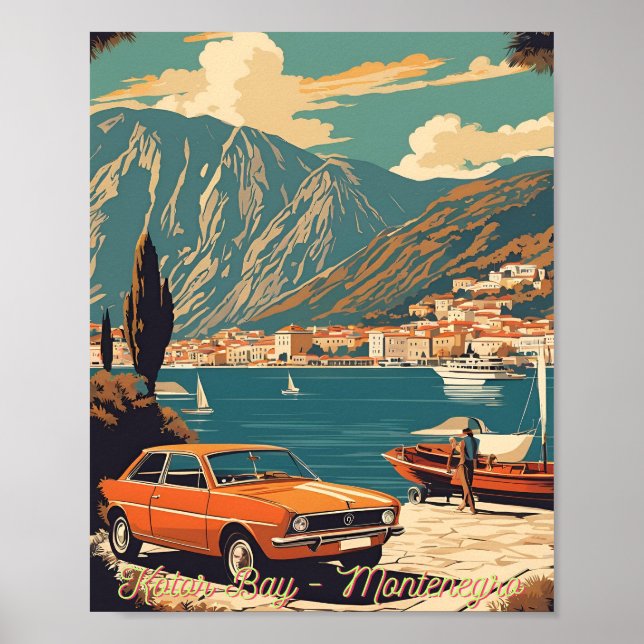 Poster Kotor Bay, Monténégro (Devant)