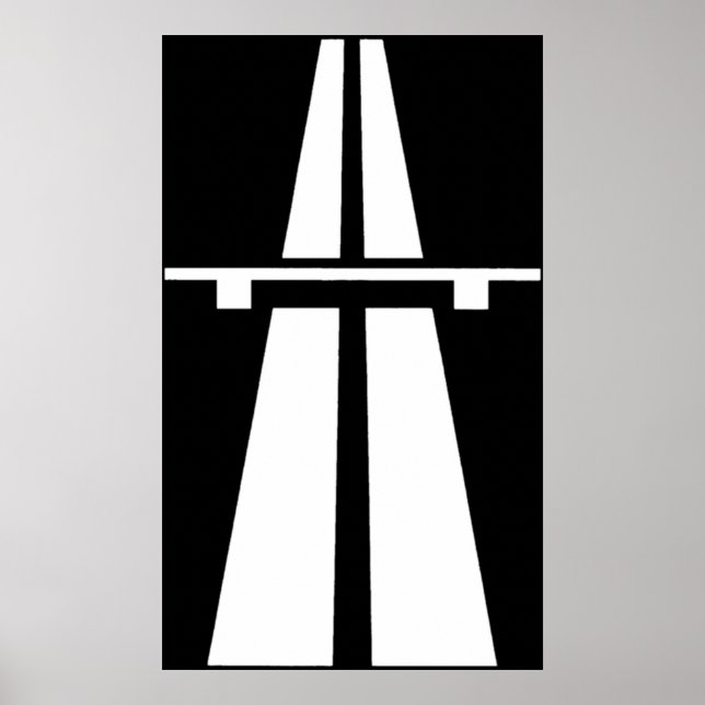 Poster Kraftwerk - Autobahn (Devant)