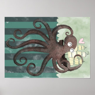Poster Kraken t'aime